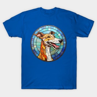 Stained Glass Greyhound T-Shirt